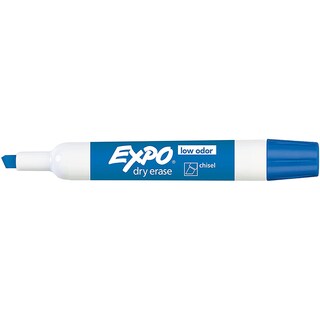 Dry Erase Marker Chisel Tip - Blue